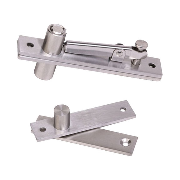 WHAMVOX  Hinge Upper and Lower Metal Pivot Concealed Stainless Silver