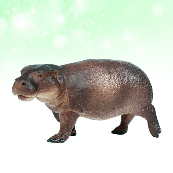 WHAMVOX Hippo Decoration Creative Ornament Figurine Model Kiss Child