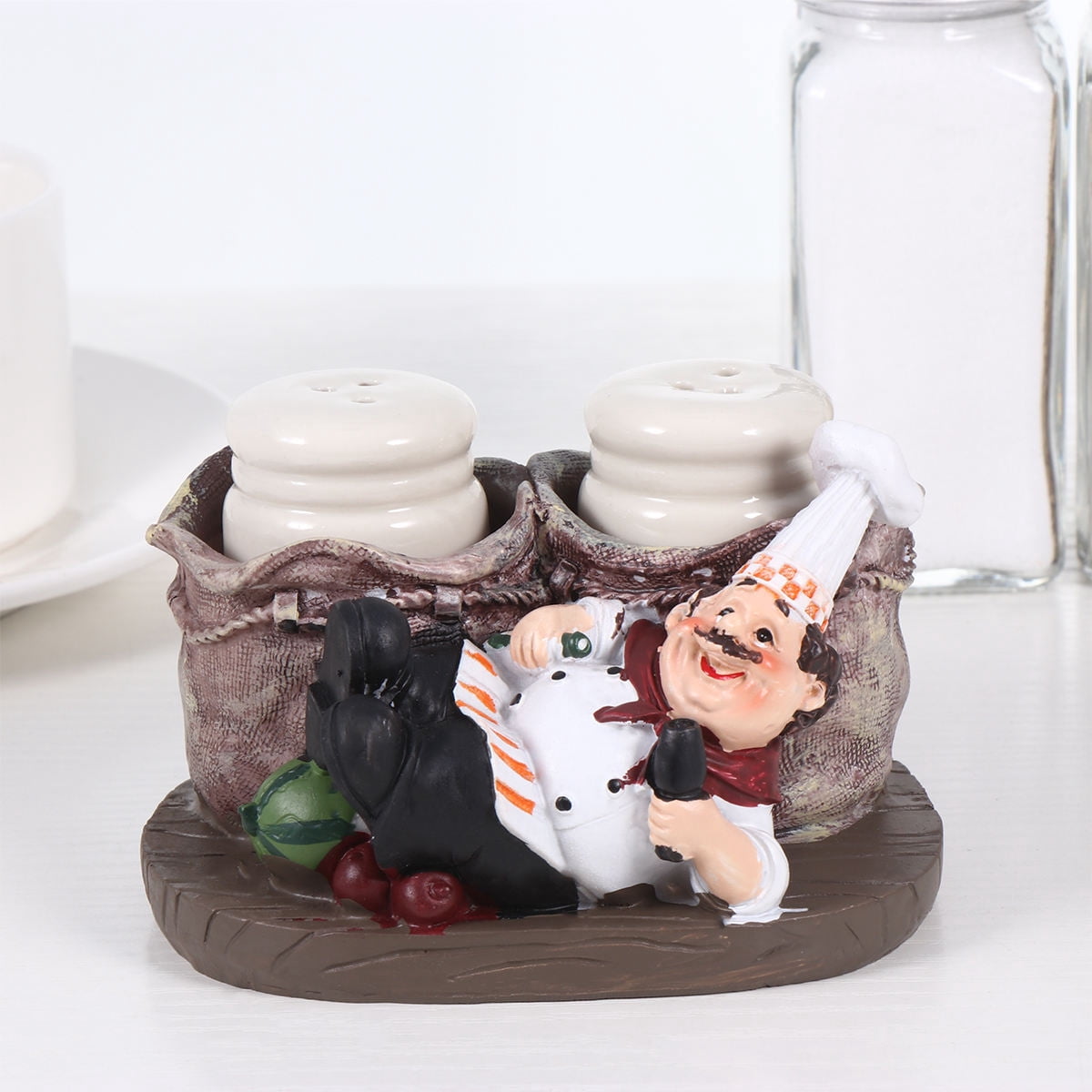 WHAMVOX Holder Chef Model Ornaments Small and Portable Desktop Decor ...