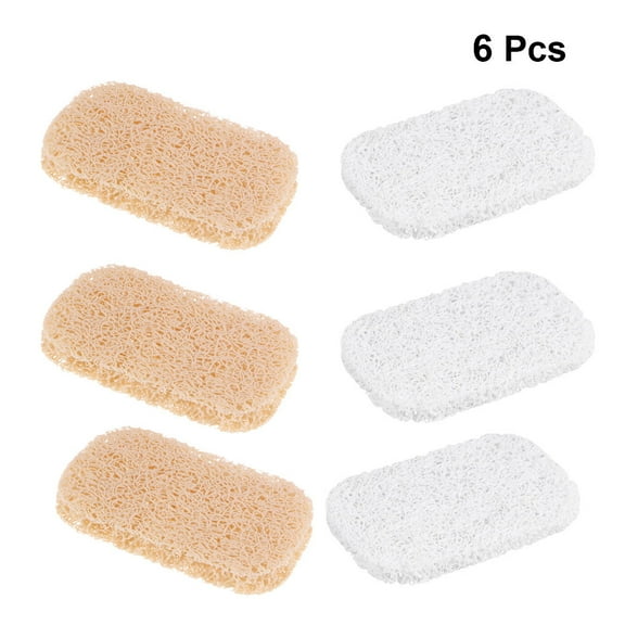 WHAMVOX Holder with Drainage Holes Keeps Bar Soap Dry Clean and MushFree in Bathroom Kitchen Assorted Color PVC 6Pcs