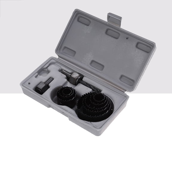 WHAMVOX Hole Drill Tool Set Made of Carbon Steel for Making Holes on Plank Plywood Plasterboard PVC 11 in 1