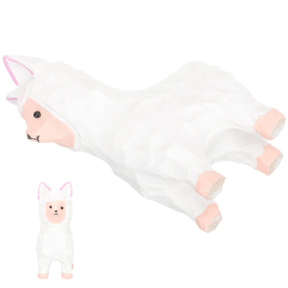 WHAMVOX  Home Accents Decor Alpaca Ornament Statue Desktop