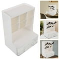 thumbnail image 1 of WHAMVOX  Home Desktop Storage Rack Dustproof Cosmetic Feminine White, 1 of 8