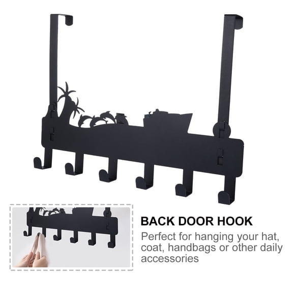 WHAMVOX Heavy Duty Home Storage Rack with Hanger Hooks, Punch-Free Installation, Organizer Shelf