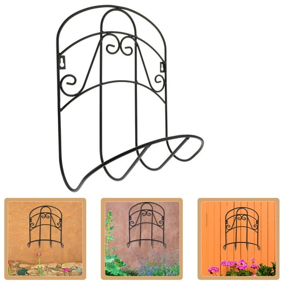 WHAMVOX Hose Hanger Wall-Mounted Heavy Duty Garden Hose Holder Hose Bracket for Garden