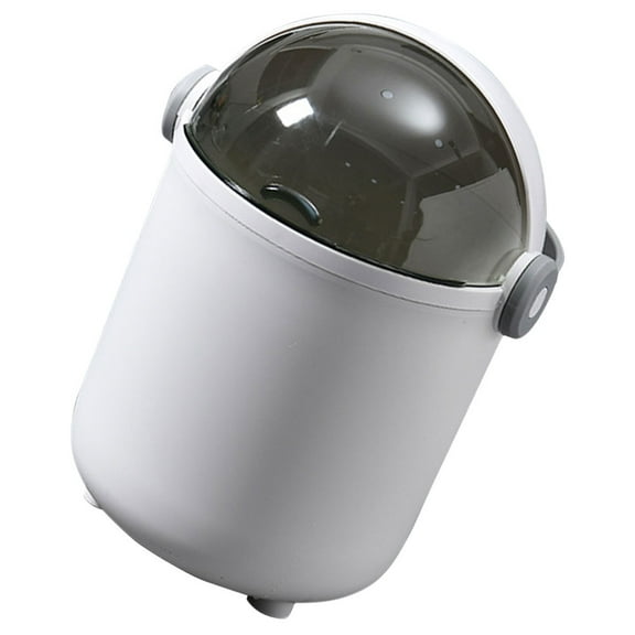 YSNOOWE Trash Can Grey PP 1Pack 13.4x8.1x8.1in
