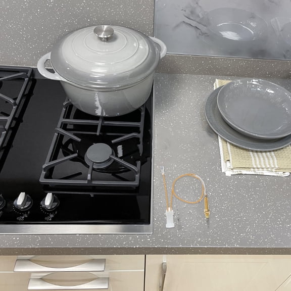 WHAMVOX Household Thermocouple Sensor Replaceable Thermocouple Fitting Pin Universal Gas Stove Thermocouple Sensor Flexible Stove Thermocouple Sensor