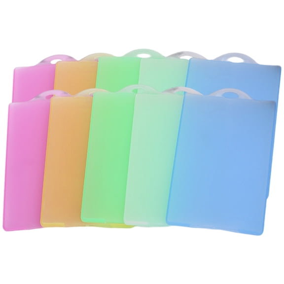 WHAMVOX ID Holder for Badges Made of Plastic Assorted Color Protects Important Cards Safe and Durable