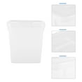 thumbnail image 1 of WHAMVOX  Ice Bucket with Lid Container Storage for Kitchen Counter White, 1 of 8