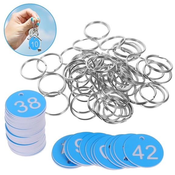 WHAMVOX Identifiers Key Label Valve Label 3.50X3.50X0.13CM Sky-blue