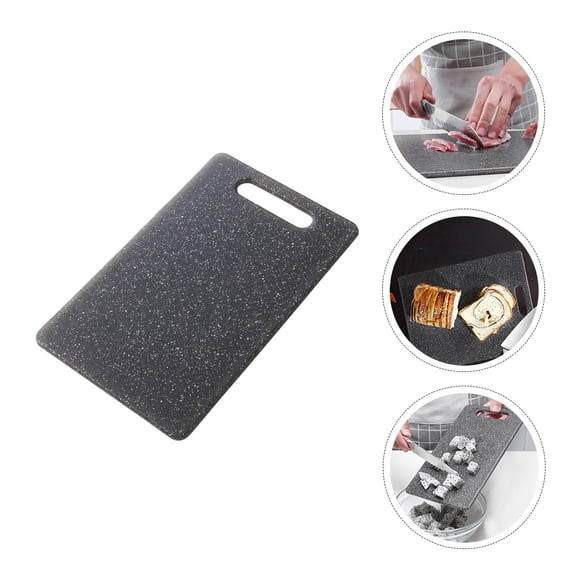 KHBUAB 1Pc Fruit Cutting Board Black PP Material Nonslip Lightweight Stylish Kitchen Accessory
