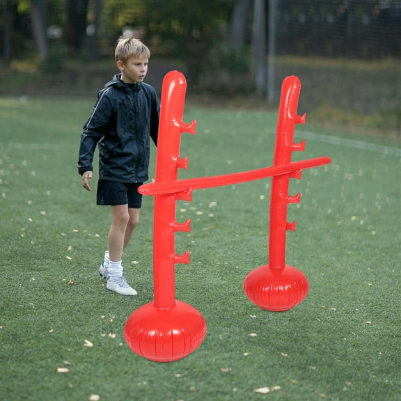 WHAMVOX Inflatable High Jump Pole Game For Outdoor Parties Engaging And Fun Activity For Kids And Adults For Carnival And Pool Parties