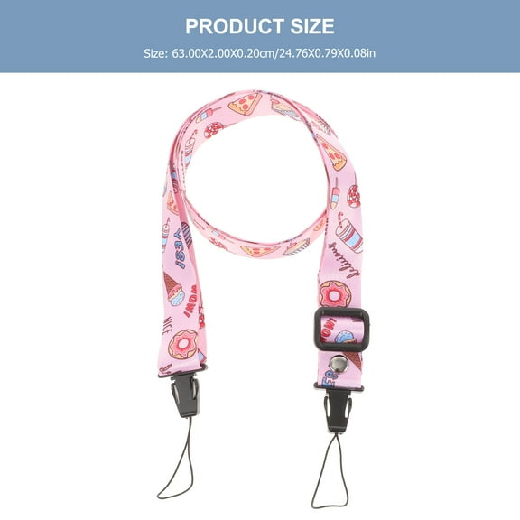 WHAMVOX Instant Camera Strap with Decorative Stickers Adjustable Polyester for Photographers
