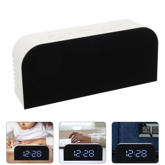 WHAMVOX Intelligent Digital Clock Digital Alarm Clock Digital Temperature Clock USB Clock Decor