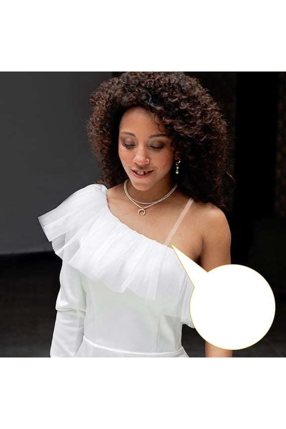 Invisible Bra Straps Made of TPU and Stainless Steel Ultra Thin and Anti Slip Design for Everyday Use 16 Pieces Adjustable