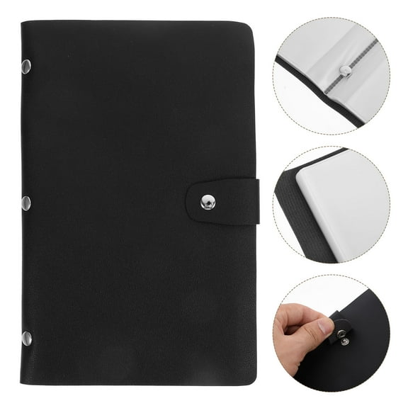 WHAMVOX Invoice Book Documents Office Travel 23.50X14.50X1.00CM Black
