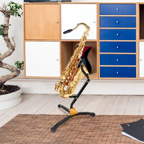 YSNOOWE Portable Alto Saxophone Holder with Stable Iron Structure and Protective Sponge Padding