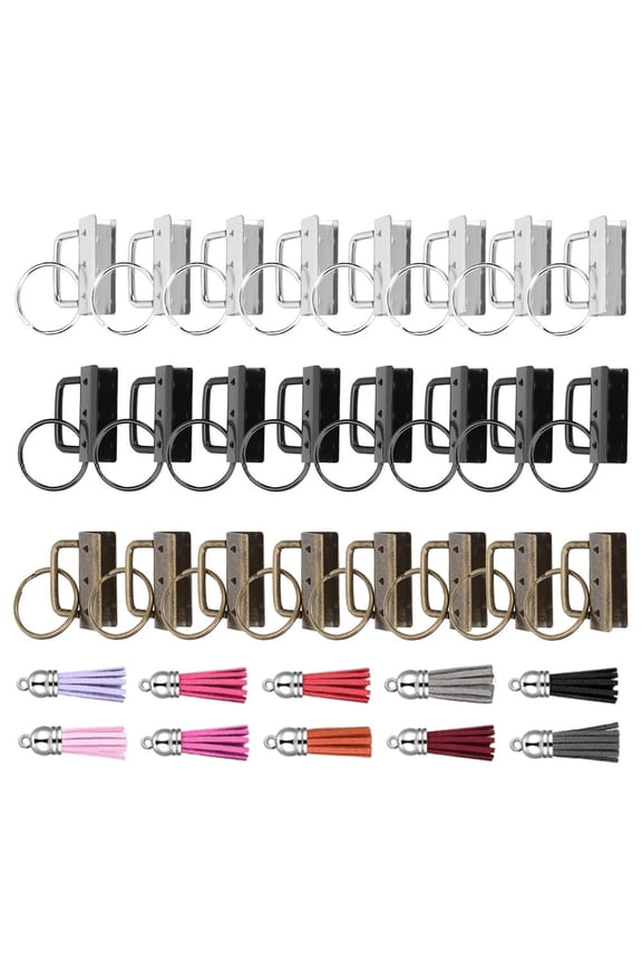 Key Chain Making Supplies 1 Set Multi Hook Keychain Materials For Craft Enthusiasts