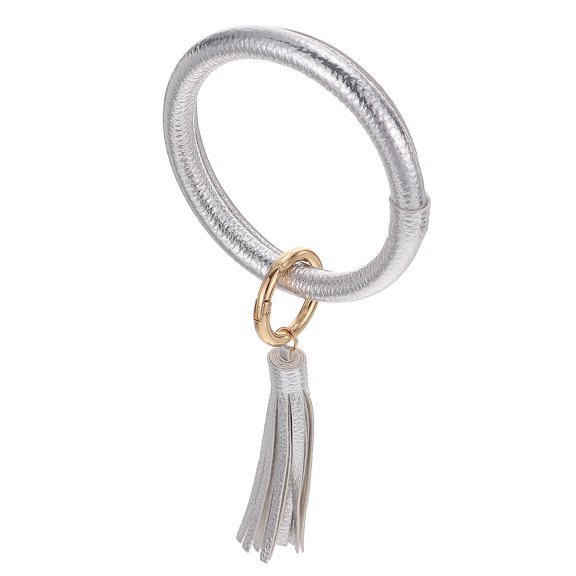 WHAMVOX Stylish Key Holder Bracelet for Keychain, 20x9.5x1.5CM Key Accessory for Everyday Use