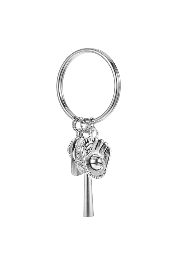 Keychains for Girls Softball Bat Baseball Theme Fashionable