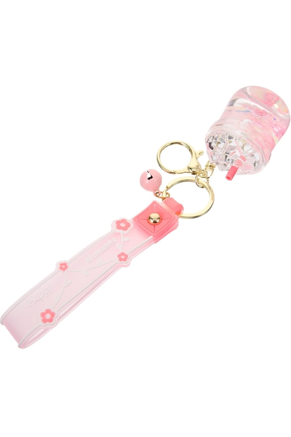 Kids Milk Tea Keychain Cup Family Gift Pendant Decoration