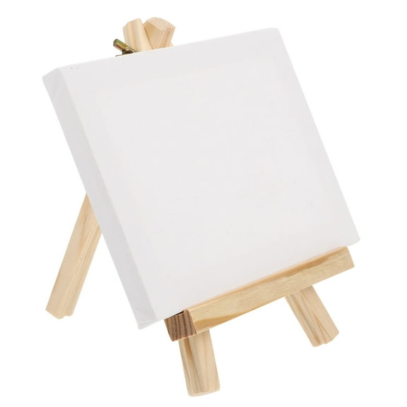 WHAMVOX Kids Wooden Easel Tabletop Easel Student Child 23.2X20cm White