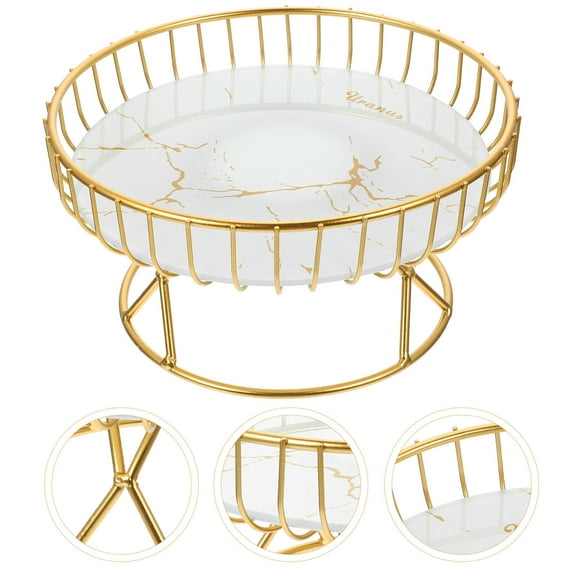 WHAMVOX  Kitchen Bowl Multi-functional Decorative Storage Container Vegetables White