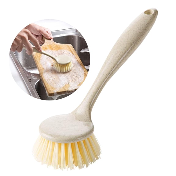 WHAMVOX Kitchen Cleaning Brush Long Handle Multifunction Pot Dish Washing Tool Healthy Fashion Plastic