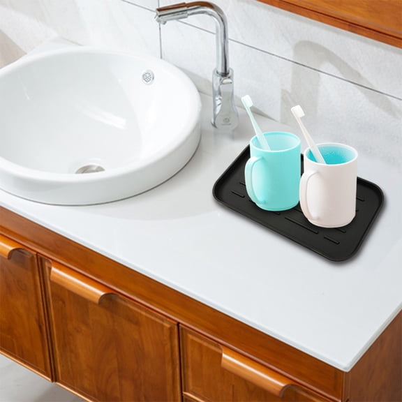YSNOOWE Dish Drying Rack for Kitchen Counter Silicone 1Pack
