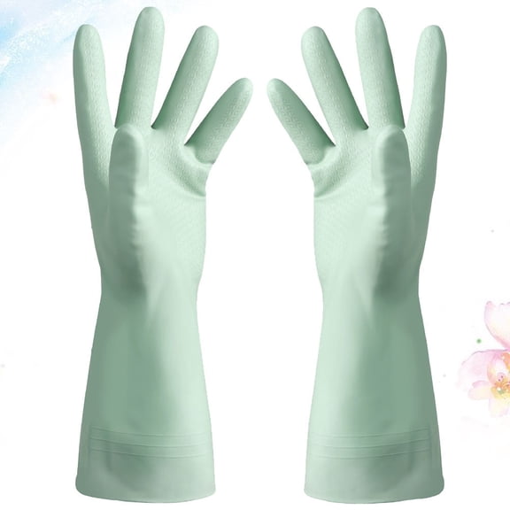 DECORNIJIA Kitchen Gloves Pair Waterproof Protective Barrier Hand Protection 11.8x3.5x0.04in