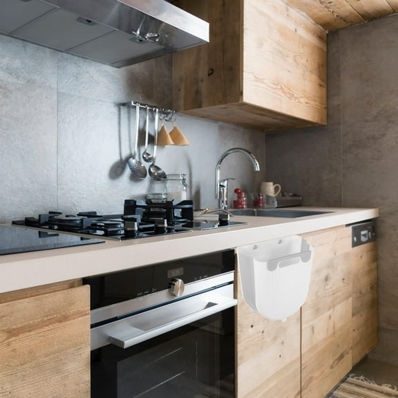 WHAMVOX  Kitchen Hanging Wall-mounted Trash Can Bathroom Household