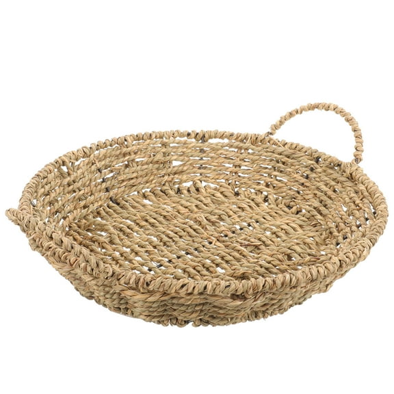 WHAMVOX  Kitchen Hot Pan Holder for Home Wicker Pot with Handle Trivets