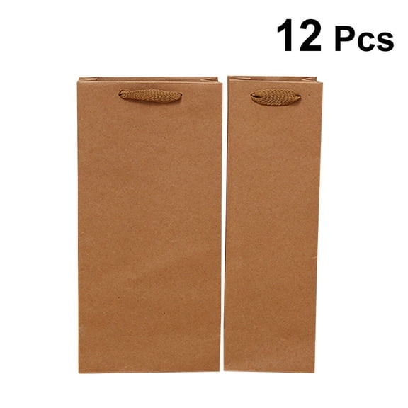 DECORNIJIA Wine Transport Reusable Bag Coffee 12Pcs