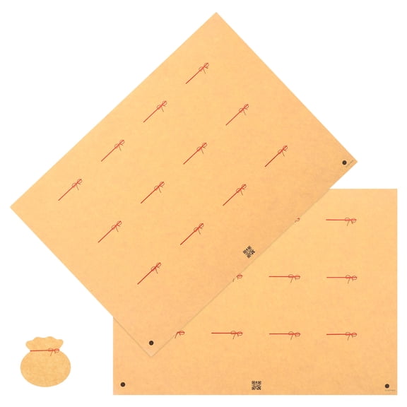 WHAMVOX Kraft Wine Labels for Bottles Blank Beige Stickers Made of Kraft Paper Perfect for DIY Use at Home Parties and Events