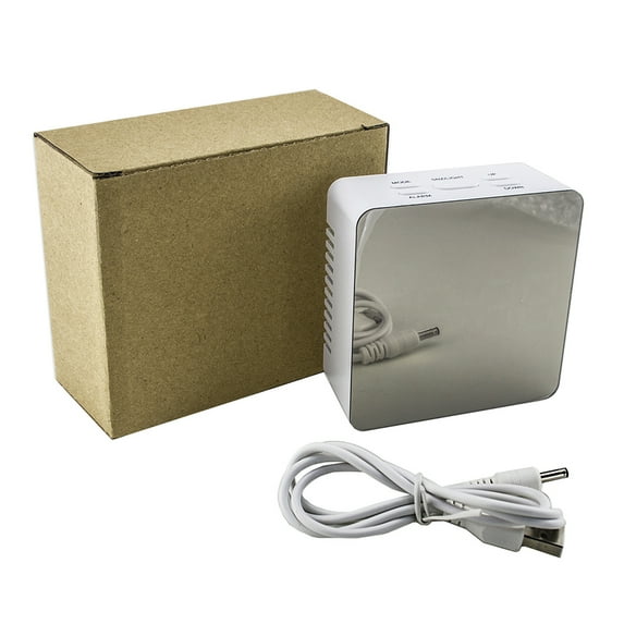 WHAMVOX LED Digital Clock Mirror Alarm Affordable Student Travel