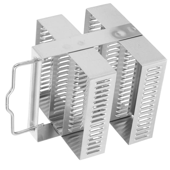 WHAMVOX Laboratory Microscope Slides Staining Rack Stainless Steel Slide Holder Wear-Resistant Lab Equipment For Pathology And Microbiology