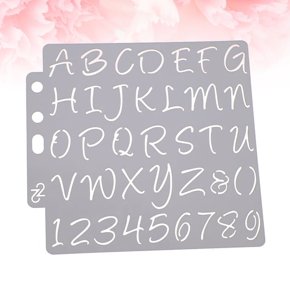 WHAMVOX Lace Ruler Spray Small Number Drawing Templates Cake Decorations