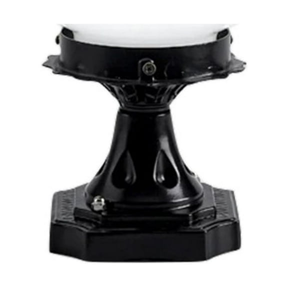 WHAMVOX Lamppost Spherical Column Exterior Pillar Light Mount Globe Fixture