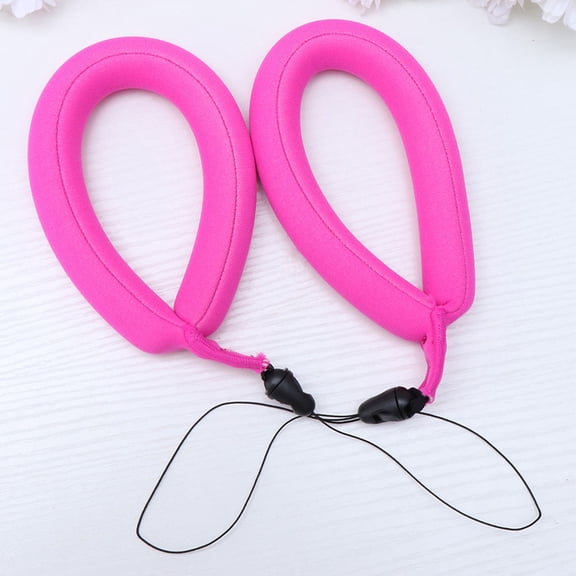 DECORNIJIA Camera Hand Strap Outdoor Accessory Camera Float Strap Rosy Neoprene 1Pcs