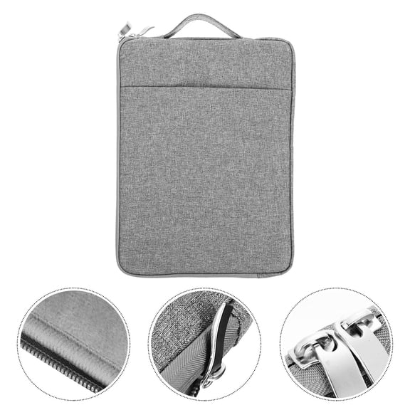 WHAMVOX Laptop Cover Portable Pouch Notebook Storage Bag Tote Computer Handbag Grey