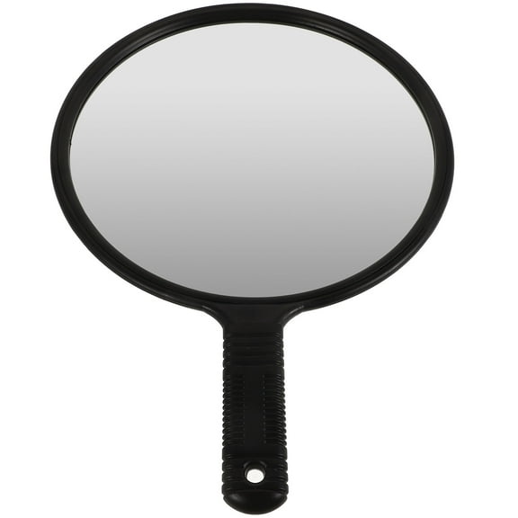 WHAMVOX Large Hand Mirror Salon Barber Hairdressing Handheld Mirror with Handle Vanity Mirror for Women Travel Use