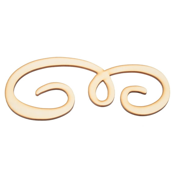 WHAMVOX  Large Letter Decor Cursive Decorative Letters Wall Unfinished Office