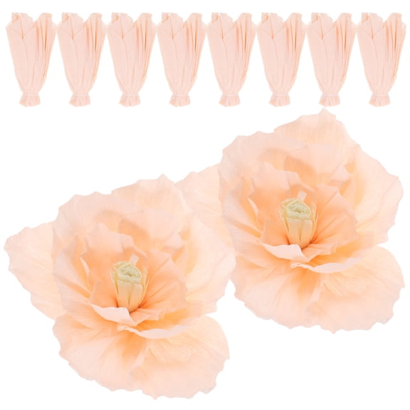 WHAMVOX Large Paper Flowers for Birthday Party Decorations Multi Color Paper Flower Wall Decor Lightweight Portable Design