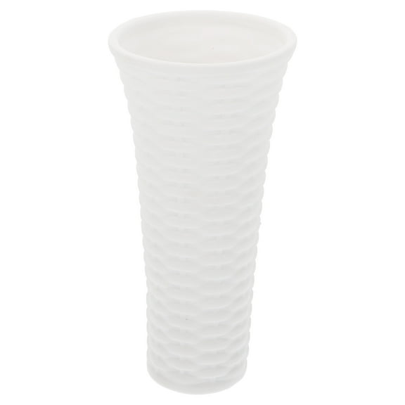 WHAMVOX  Large White Vase Ceramic Ornaments Office Decor Art