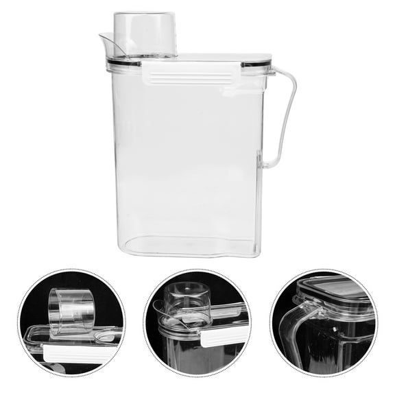DECORNIJIA Container for Washing Powder Airtight High-grade Material 1Pcs