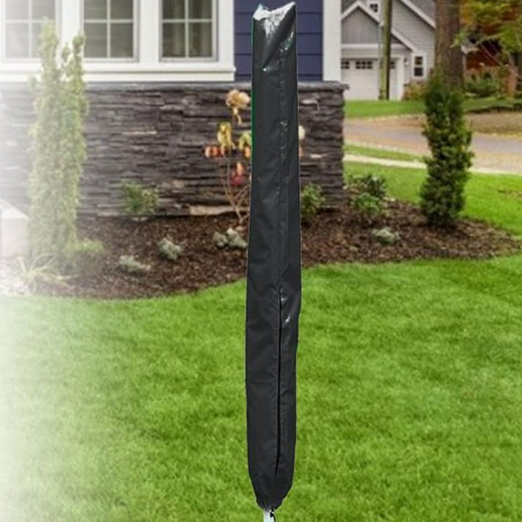 WHAMVOX Outdoor Clothes Drying Rack Cover Black 210D Oxford Cloth 1Pack 66.1X11.8X11.8in