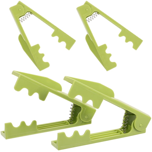 WHAMVOX Leaf Stripping Tool 4Pcs Plastic Clamp Shape For Florist Use And Stem Cleaning