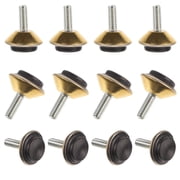 FESTFENDS Heavy Duty Adjustable Leveling Feet for Furniture, 12-Piece Set in Assorted Colors for Stability and Support
