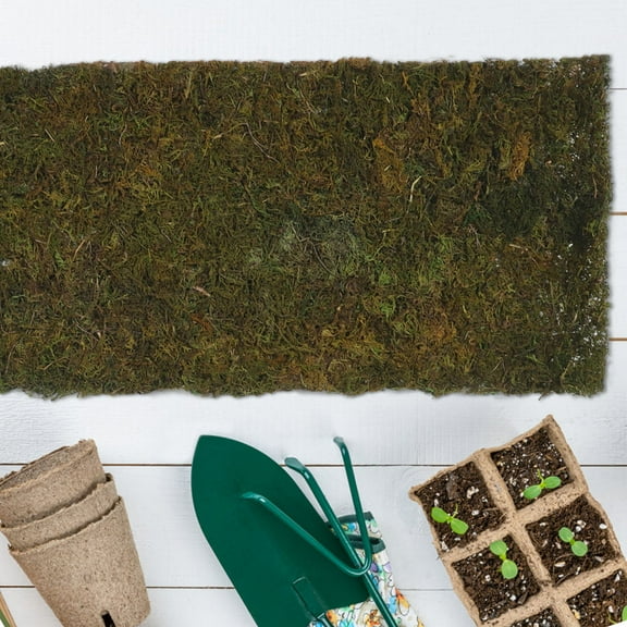 WHAMVOX Life-like Artificial Moss Mat for Decor Green Color 1 Roll