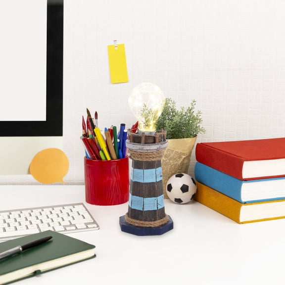 WHAMVOX Light House Decorations for Home Decorative Lighthouse Figurine